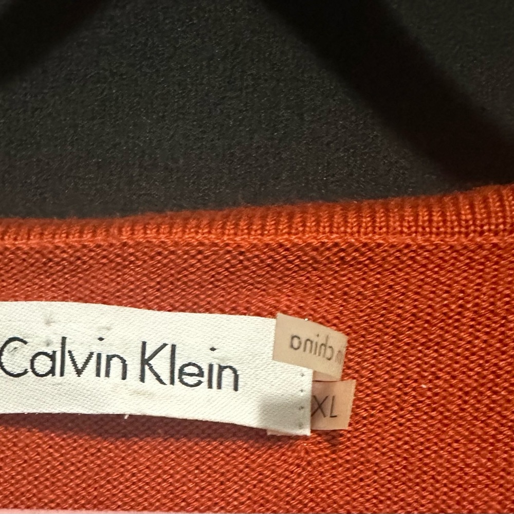 Calvin Klein Orange  Women's dress Size XL - Picture 4 of 4